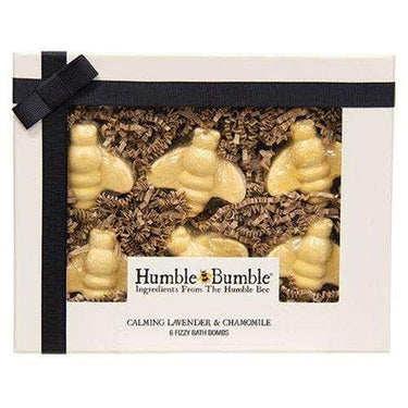6/Set, Bumble Bee Lavender & Chamomile Fizzy Bath Bombs - The Fox Decor
